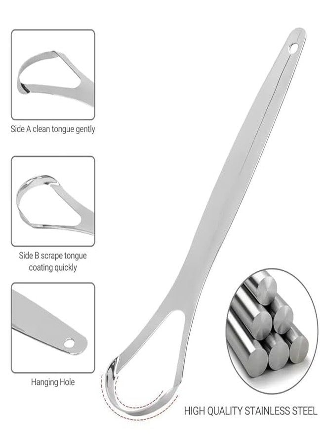 Onward Stainless Steel Tongue Cleaner Scrper (2 pcs) - Image 3